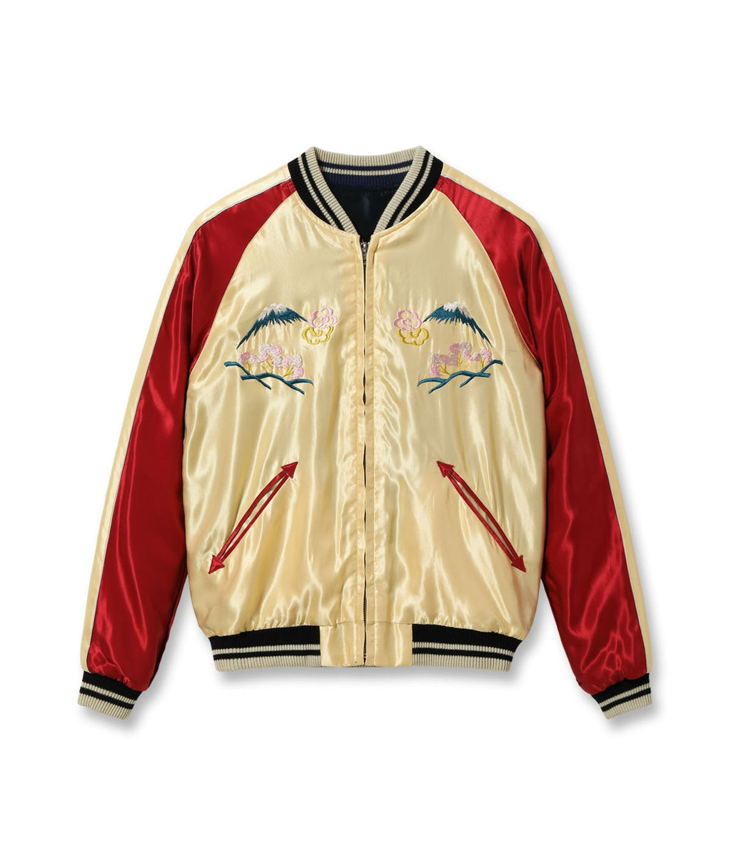 Early 1950s Style Acetate Souvenir Jacket USS PRINCETON × MAIKO