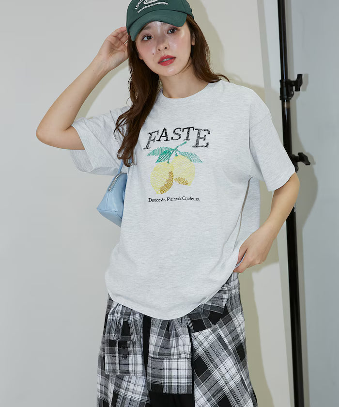 Lemon Embroidery T-shirt Limited Edition