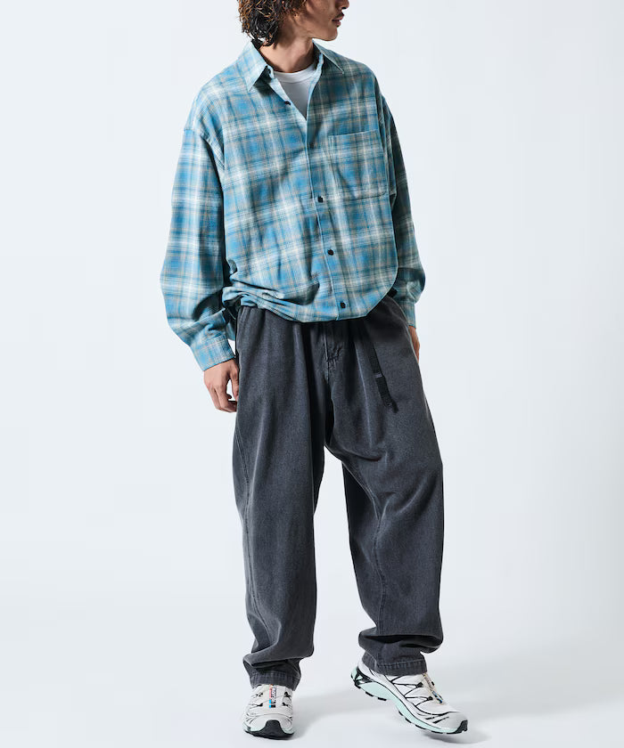 Wide Silhouette Ombre Check Spindle Shirt [Limited Edition]