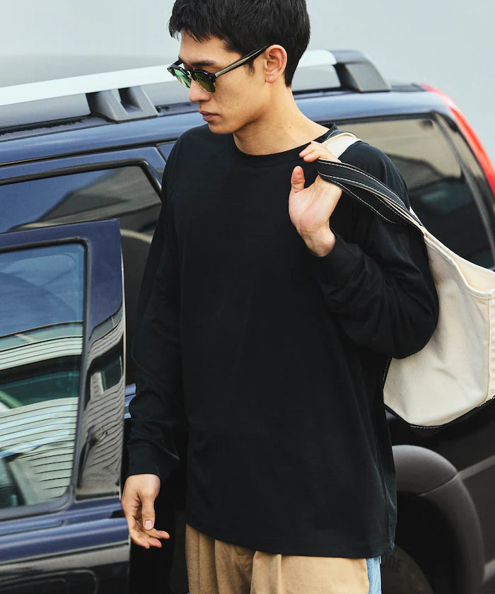 Washable Merino Wool Blend Long Sleeve T-Shirt
