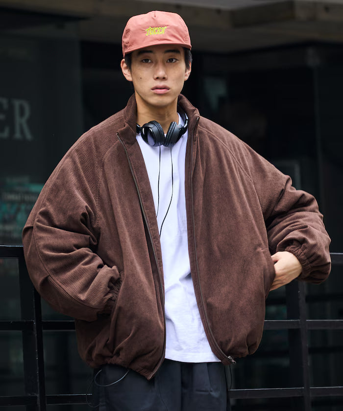 Relaxed Fit Corduroy Mid Padding Stand Blouson [Limited Edition]