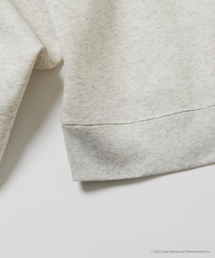 Big Silhouette Back Print Crewneck Sweat / PlayStation Sarugatchi 【Limited Edition】