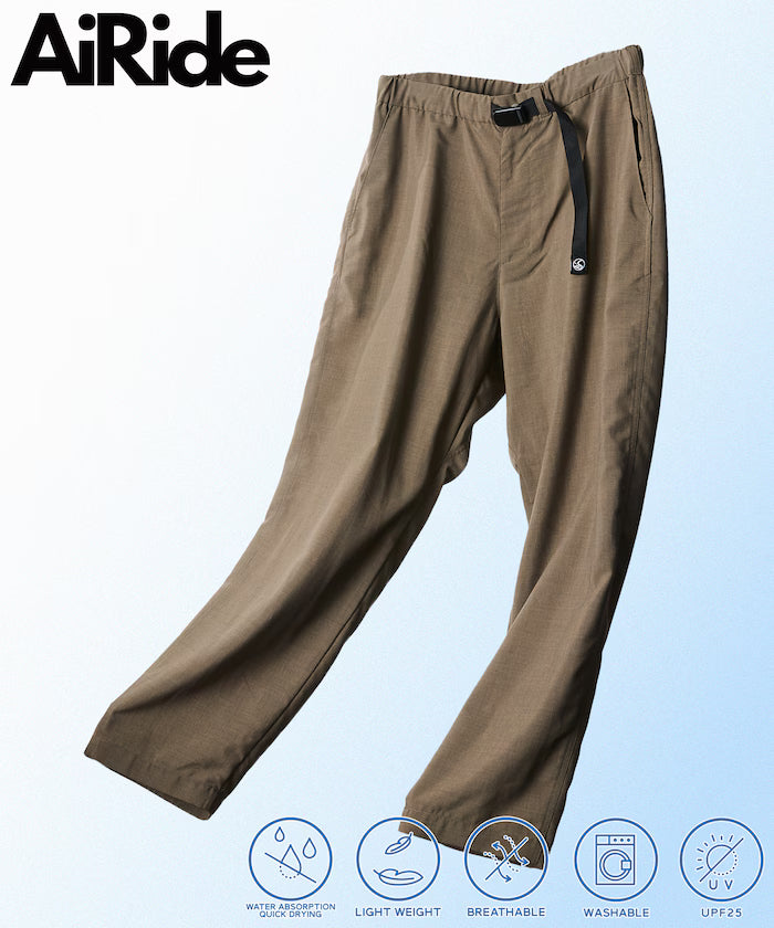 AiRide/AiRide Wide Silhouette Packable Climbing Pants/Quick-Dry/UV Cut 【Limited Edition】 - Beige