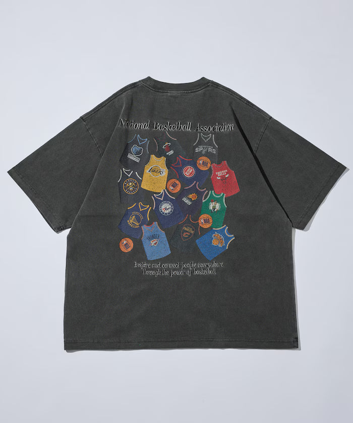 NBA × FREAK'S STORE Exclusive Random Uniform Design Back Print Crew Neck T-shirt