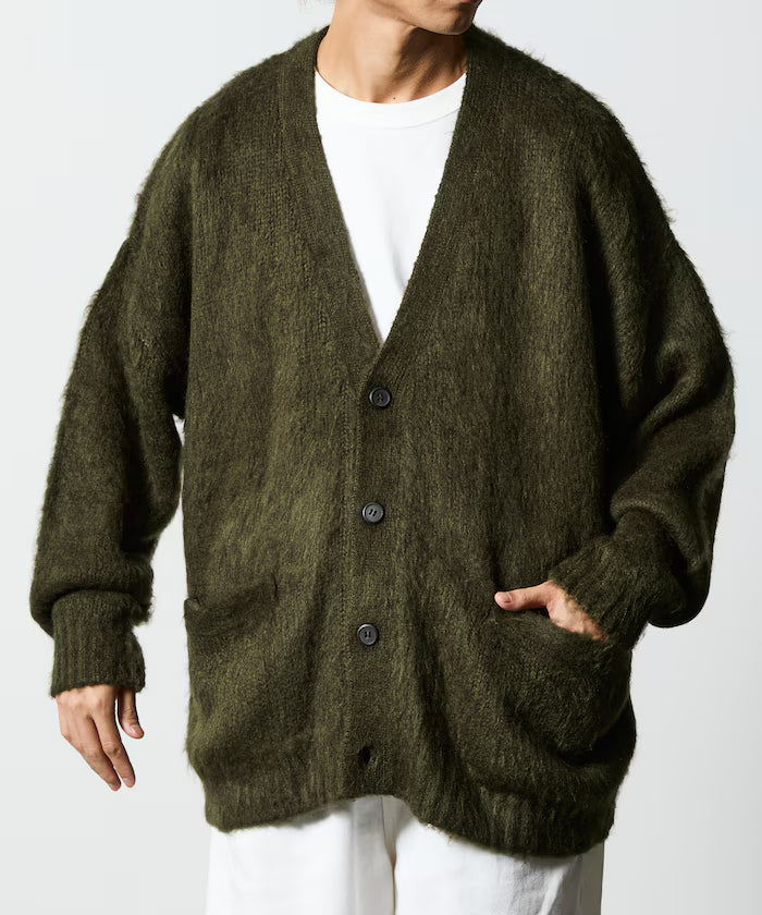 Relax Fit Shaggy Knit Loose Cardigan 【Limited Edition】
