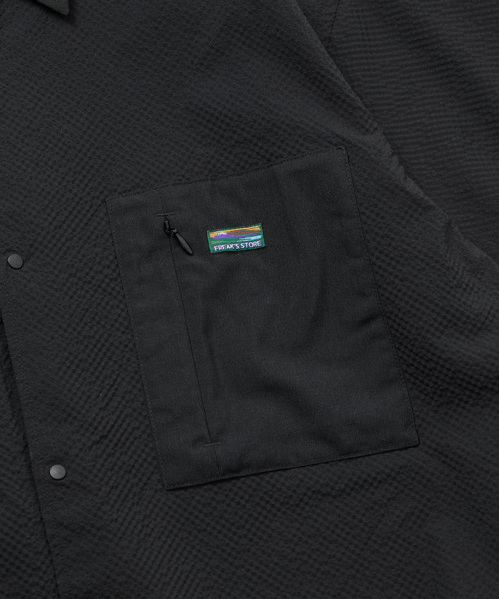 Limited Release AiRide Air Ride Relax Fit Mixed Material Pocket Seersucker Shirt Quick Dry Moisture Wicking UV Cut