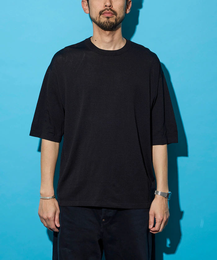 [New Color Added] SUPER ICE / Super Ice Crew Neck Knit T-Shirt / Contact Cooling