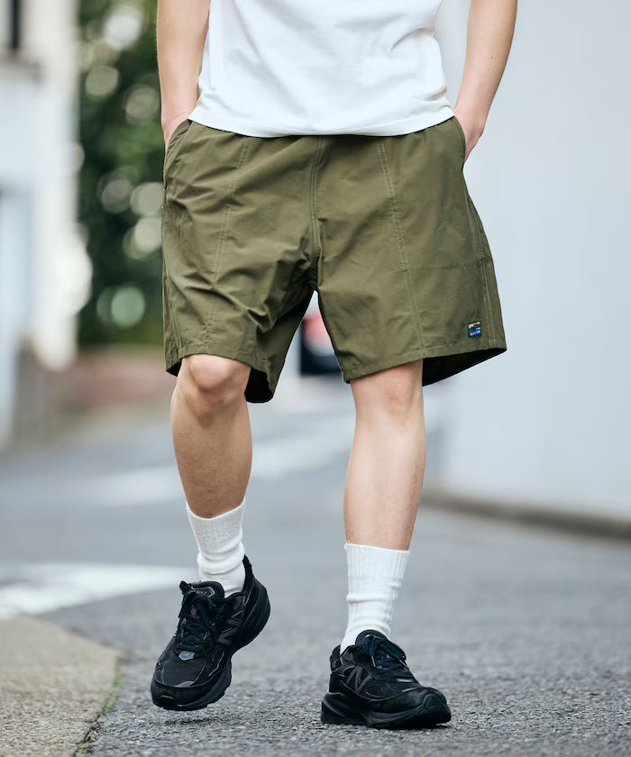 Cotton Nylon Packable Easy Shorts [Limited Edition] - Olive
