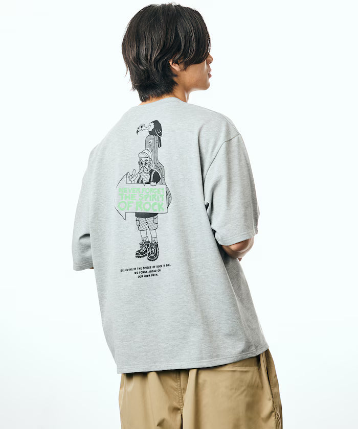 Limited Edition Big Silhouette Back Print T-Shirt CAMP MAN