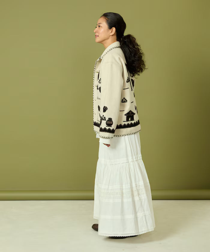 Indian Embroidery Wool Mexican Jacket