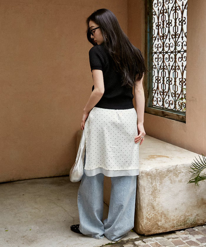 Compact Summer Knit with Purl Stitch - Limited Expansion