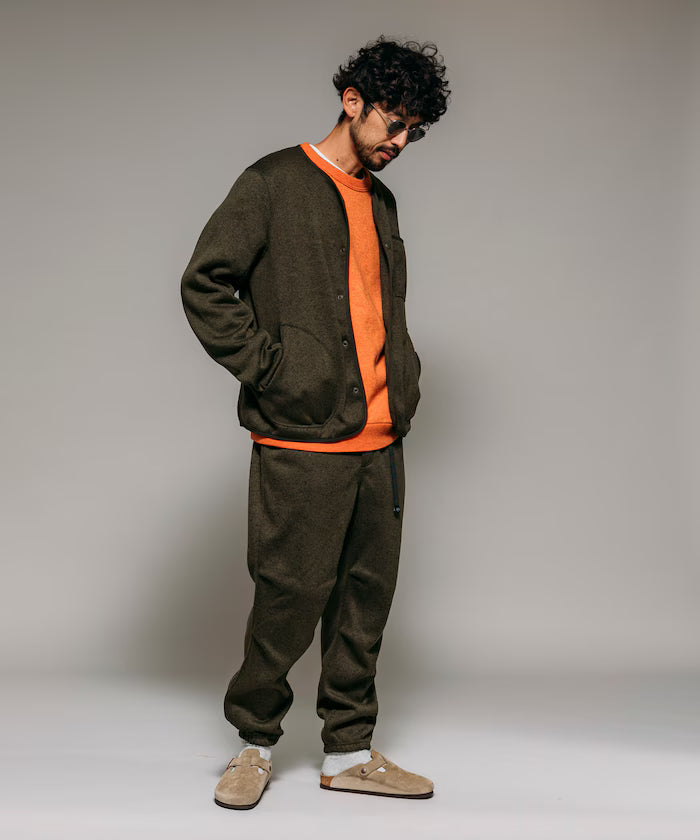 Relaxed Fit Knit Fleece Easy Jogger Pants