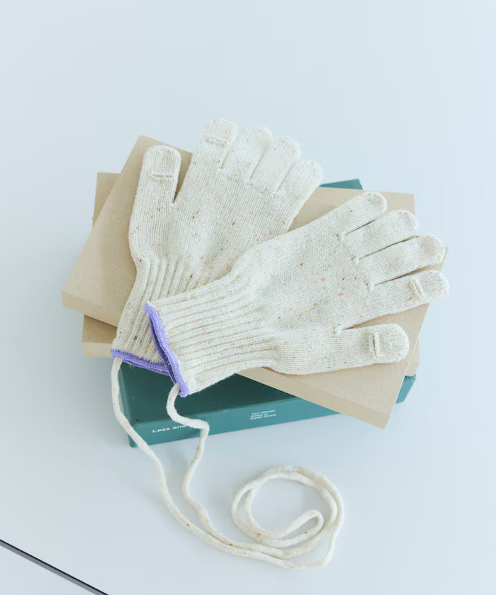 WOOL EASY SLIT GLOVE Wool Easy Glove with Smartphone-Compatible Slit