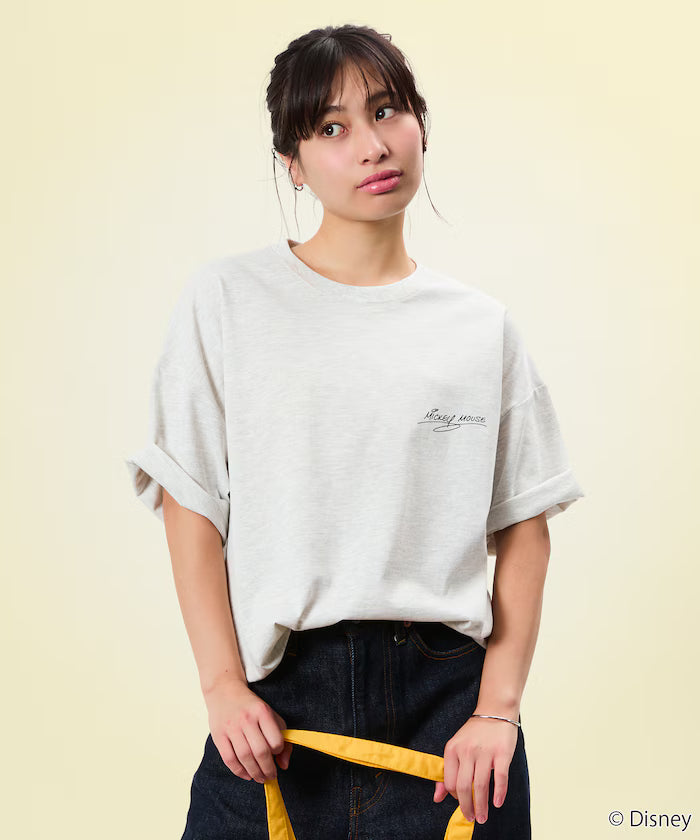 Limited Edition DISNEY Exclusive Mickey Mouse Back Print Crew Neck T-Shirt