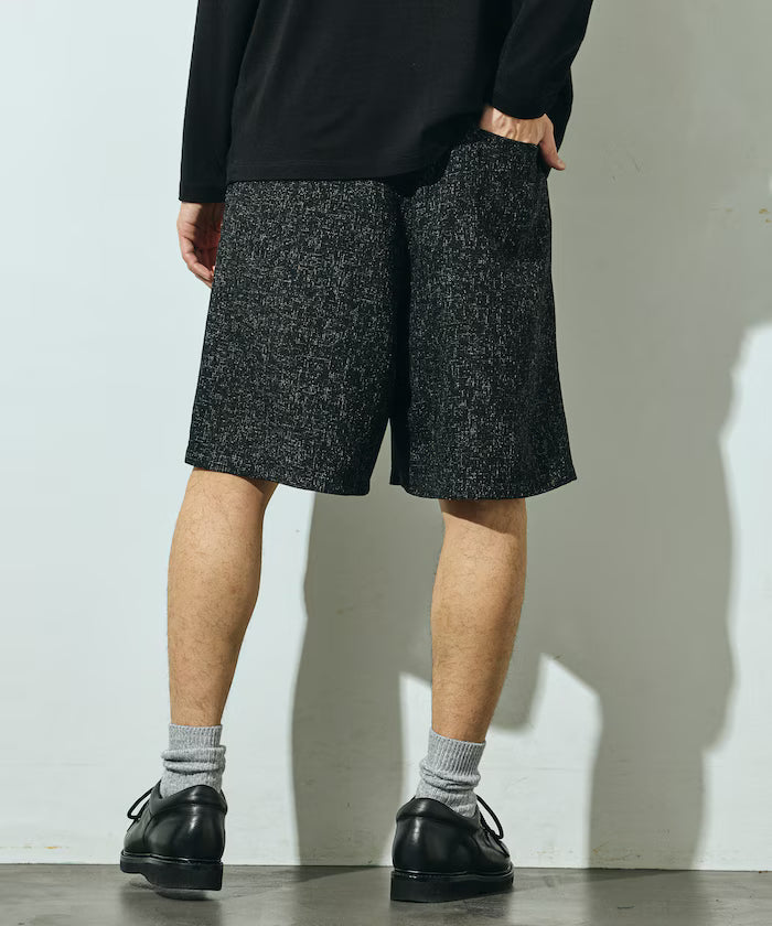 Summer Tweed Easy Wide Shorts / Compatible with Setup
