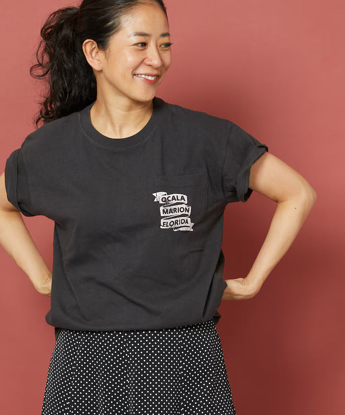 Used Essence Pocket T-shirt - Black