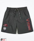 [Sales start on May 15 at 12:00] J.LEAGUE × FREAK'S STORE exclusive SUPPORTERS NYLON SHORTS [Vissel Kobe] - Charcoal Gray
