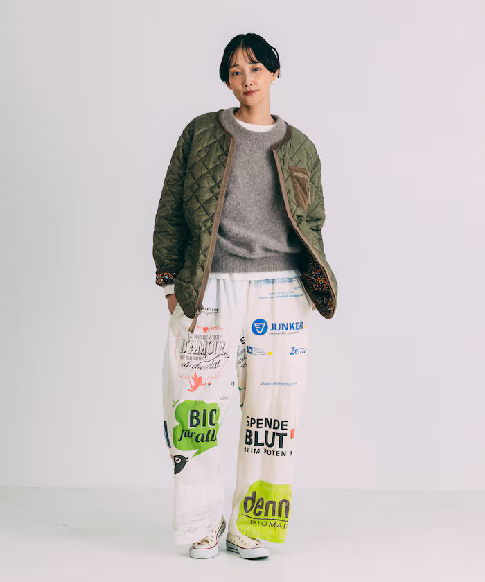 vintage European eco bag remake pants