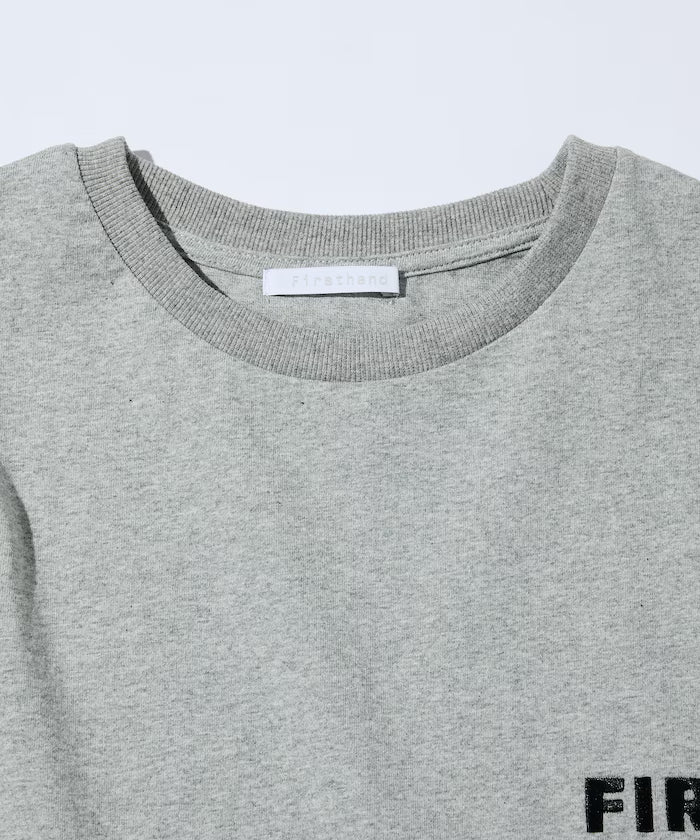 6 oz Front Logo Embroidery Crew Neck T-Shirt / One Point Design T-Shirt LEFT CHEST EMBROIDERY FIRST