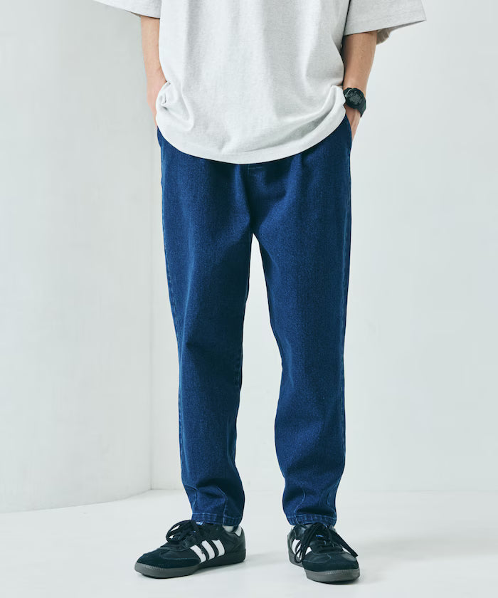 Basic Silhouette Stretch Easy Tapered Pants 【Limited Release】