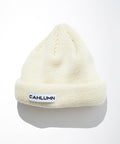 Wool Rib Beanie - White