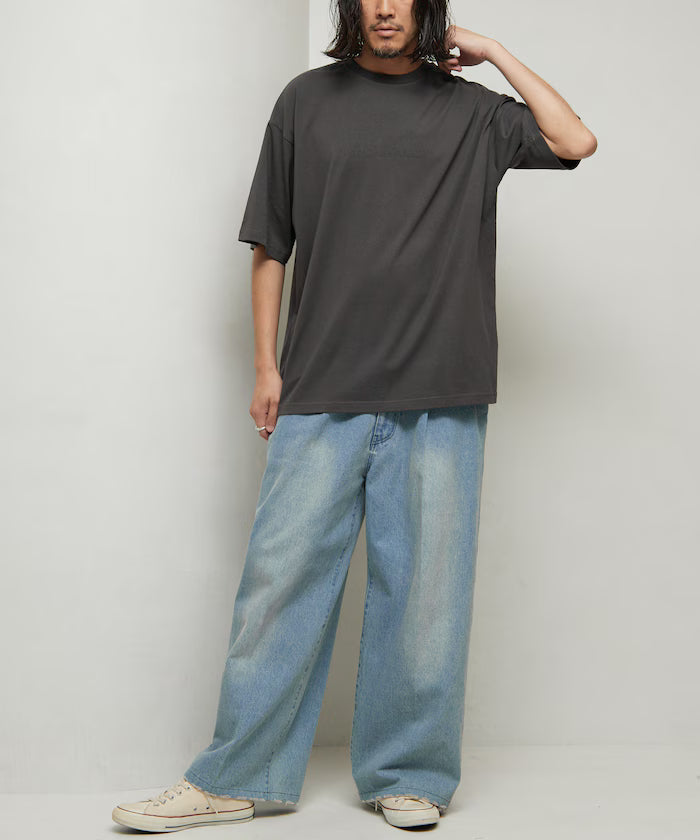 6oz Front Art Print Crew Neck T-Shirt / Skater Logo / Printed T-Shirt