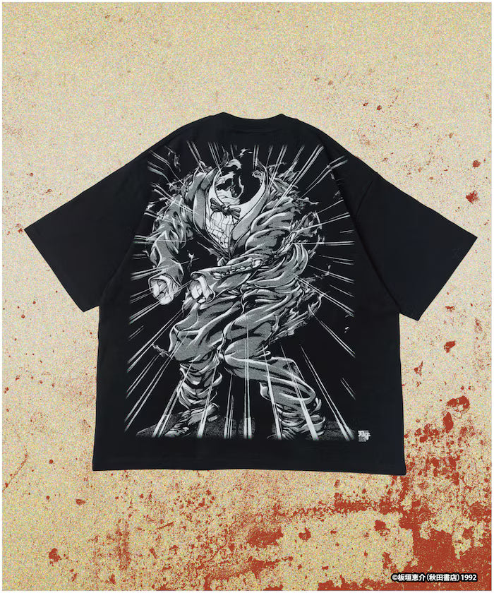 [Sales start on June 12 at 12:00] Baki 'Mr. Unchained/Biscuit Olly' Print Crew Neck T-Shirt
