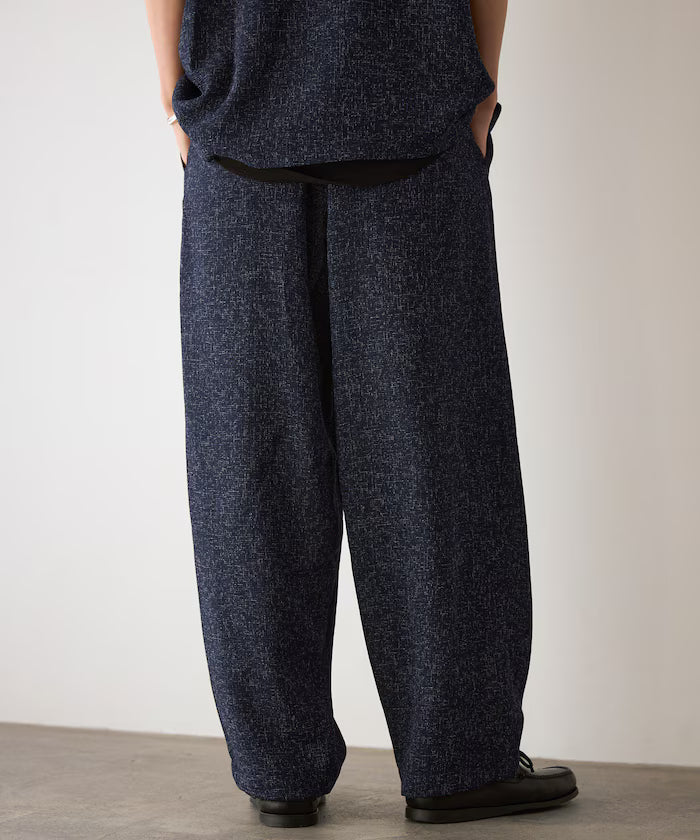 Spindle Summer Tweed Easy Wide Pants