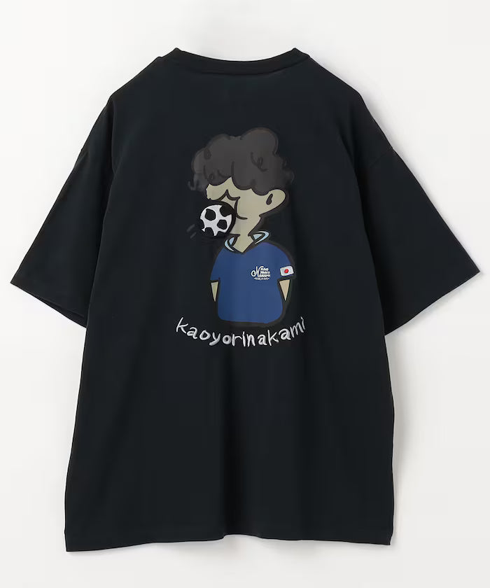 [Starting sale on May 22 at 12:00] kaoyorinakami × FREAK'S STORE/ Kaoyorinakami limited edition soccer ball boy Tee