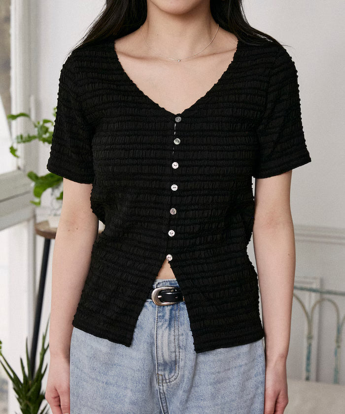 V-Neck Half Sleeve Cardigan Limited Edition