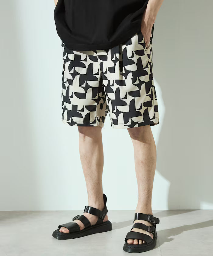 Pattern Easy Shorts / All-over Print Short Pants / Compatible with Setup