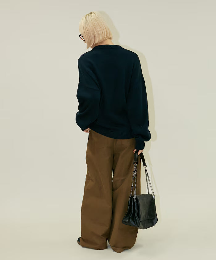 Boucle Flower Pullover Knit [Limited Edition]