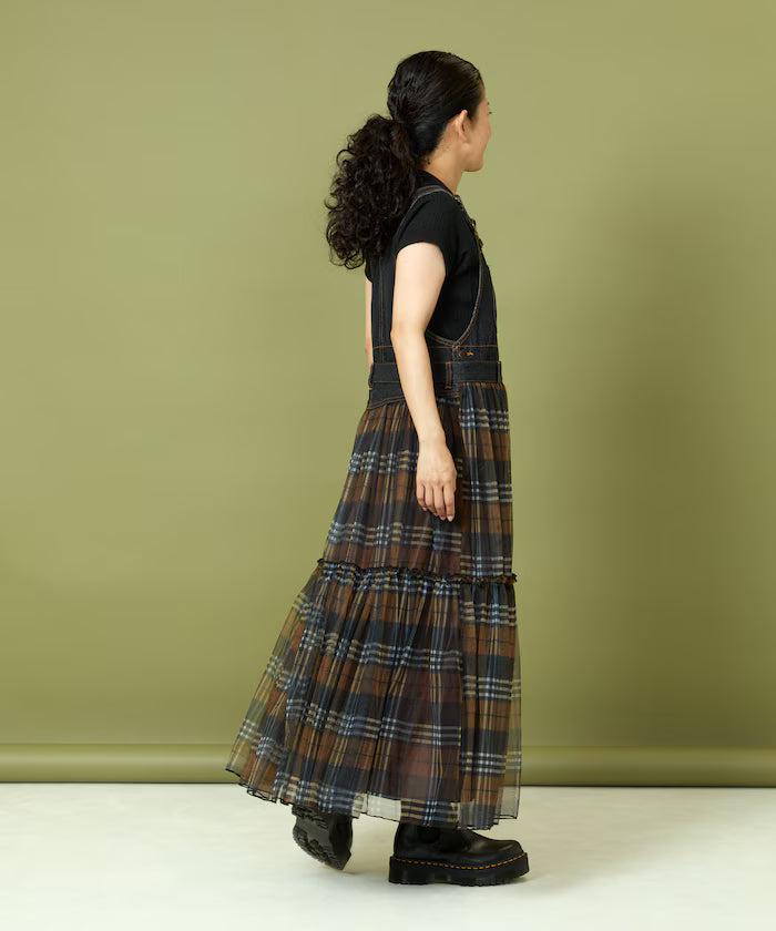 Tulle Docking Salopette Dress