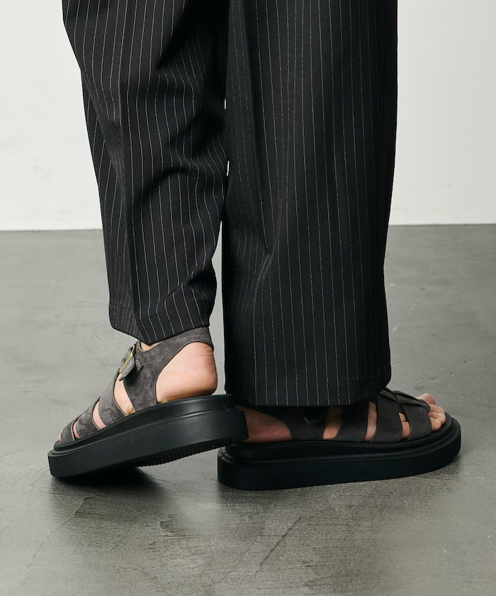 Leatherlet Gurka Sandals / Platform Sole [23=28cm] 【Limited Edition】