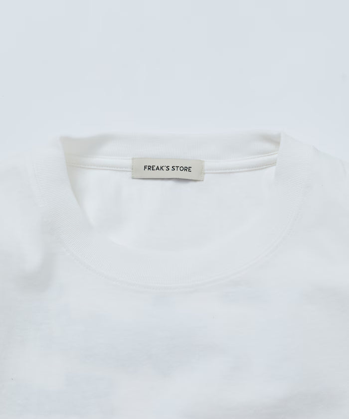 Big Silhouette Design Back Embroidery Crew Neck T-Shirt / TIGER 【Limited Edition】