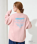 PEANUTS/Peanuts Exclusive Back Print Crew Neck Sweatshirt/Snoopy 【Limited Release】 - Pink