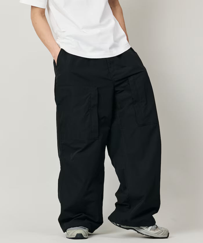 Quick Dry Fabric Wide Silhouette Poly Rip Cross Military Helicrew Pants/UV Cut/Quick Dry 【Limited Edition】
