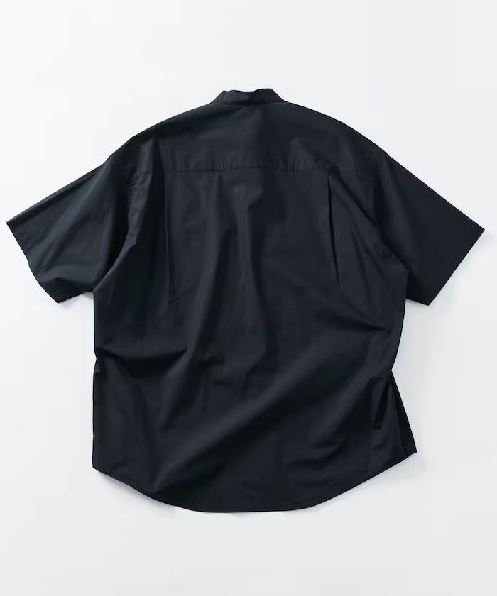 Relax Fit Relaxed Fit Band Collar Short Sleeve Shirt [Limited Edition]