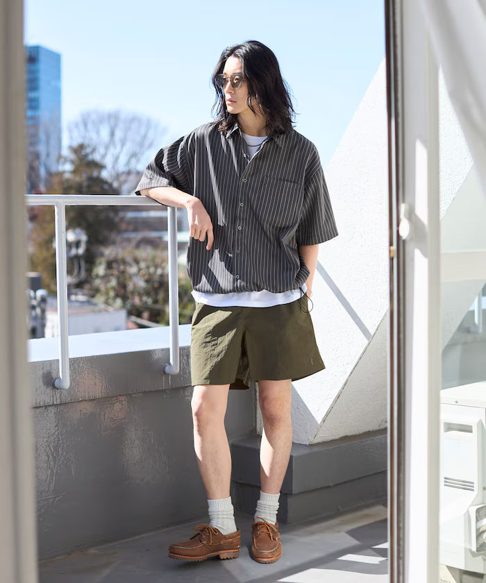 Nylon Short Length Baggy Shorts