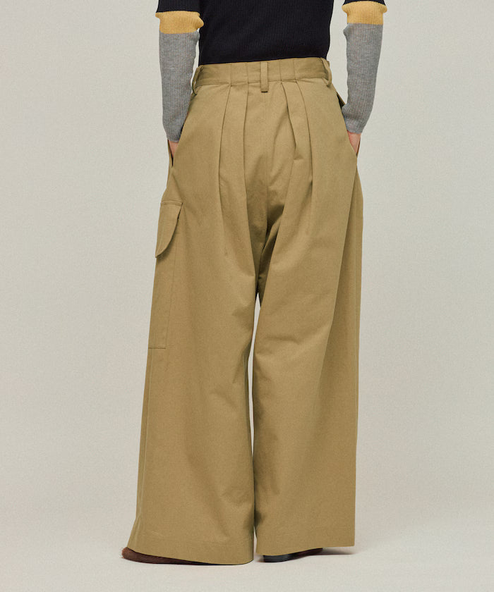 High Count Chino Wide Pants