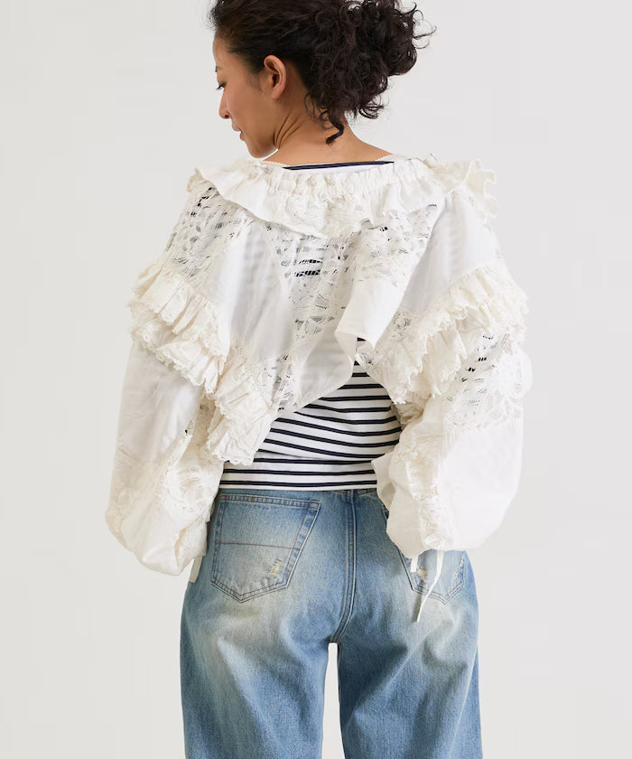 Collar 2WAY Lace Bolero & Chaps