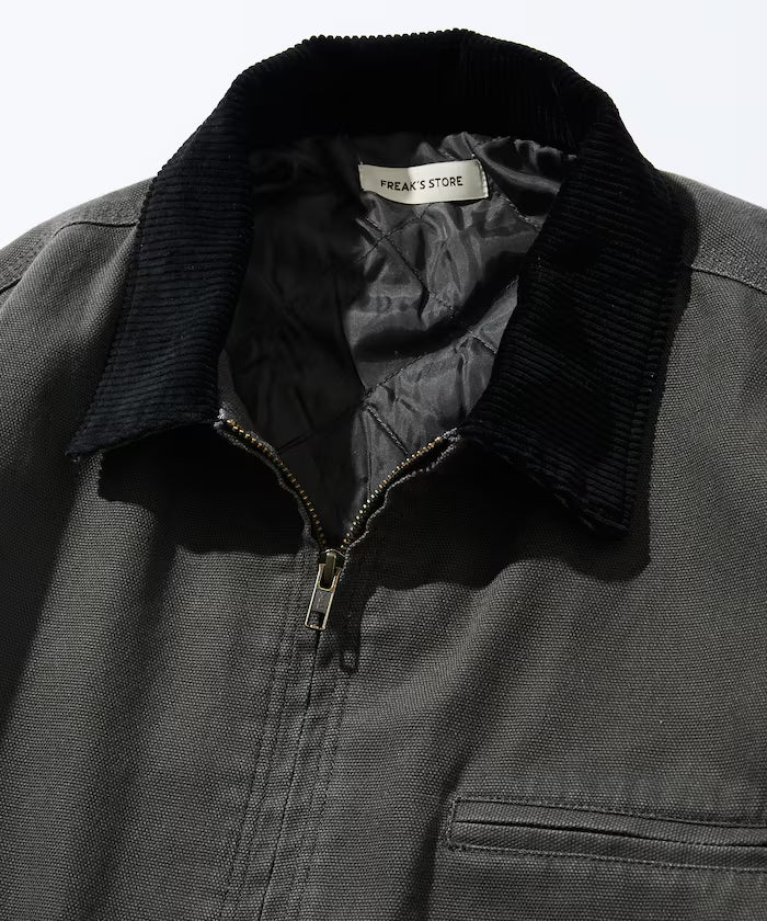 Big Silhouette Corduroy Switch Duck Blouson [Limited Edition]