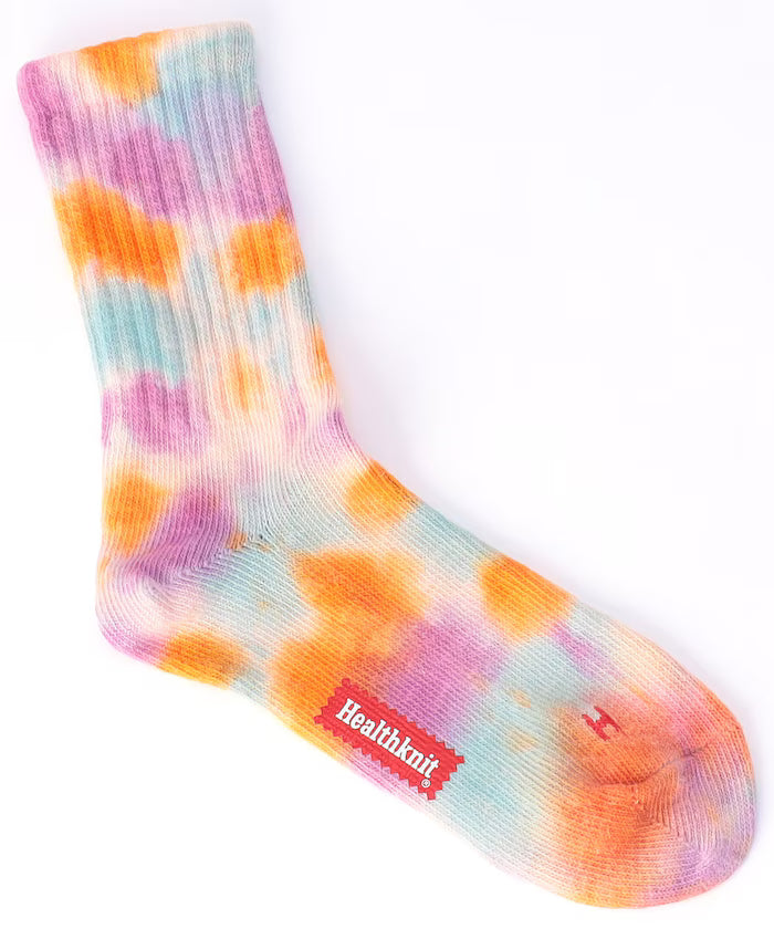 Tie-dye crew socks (for sizes 25.0-27.0cm)
