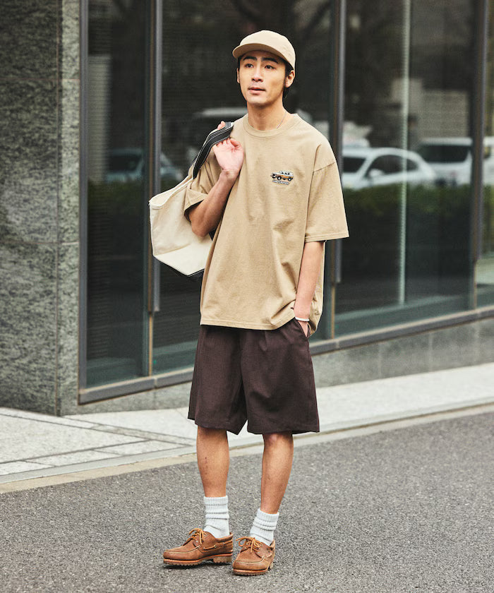 [New Color Added] Quick-Drying Material Relaxed Fit Easy Short Pants Linen-like Home Care