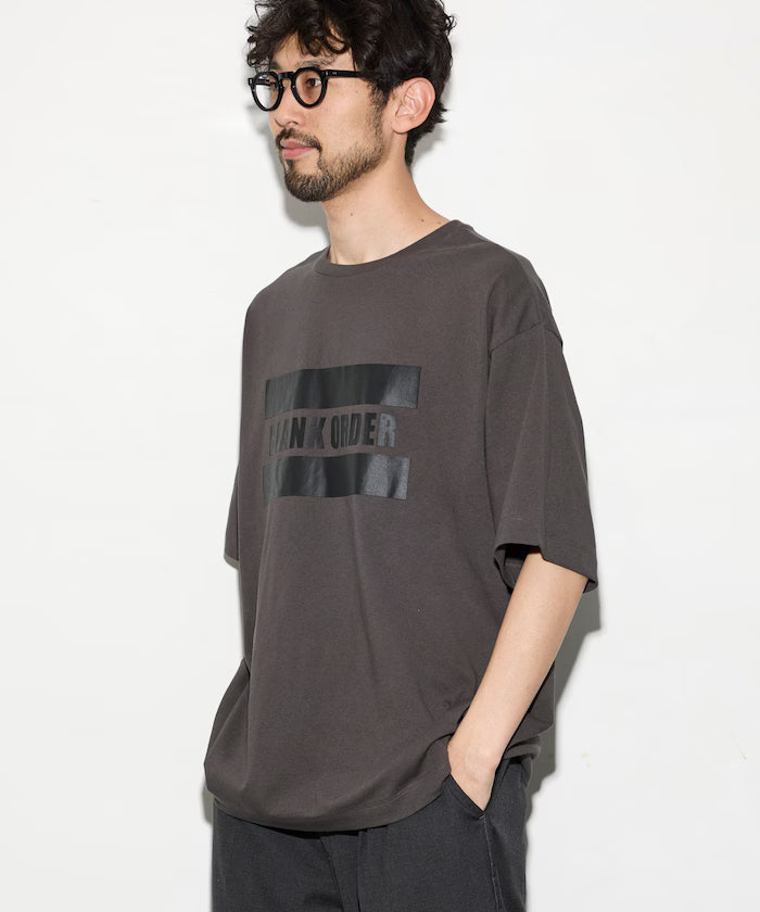 6oz Front Logo Print Crew Neck T-Shirt / Back Print T-Shirt PRINT BURGER