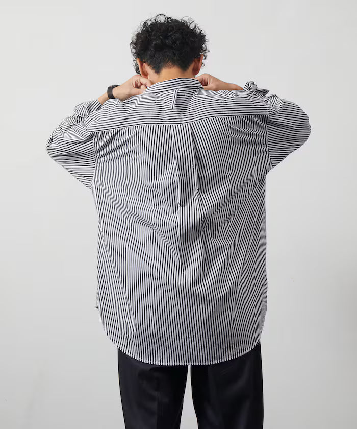 <New Color Added> Relaxed Fit Broad Shirt / Regular Collar / Long Sleeve