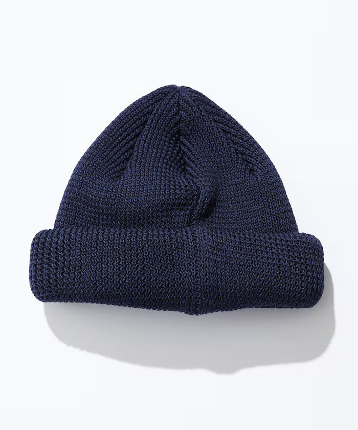 Straw Yarn Roll Knit Cap