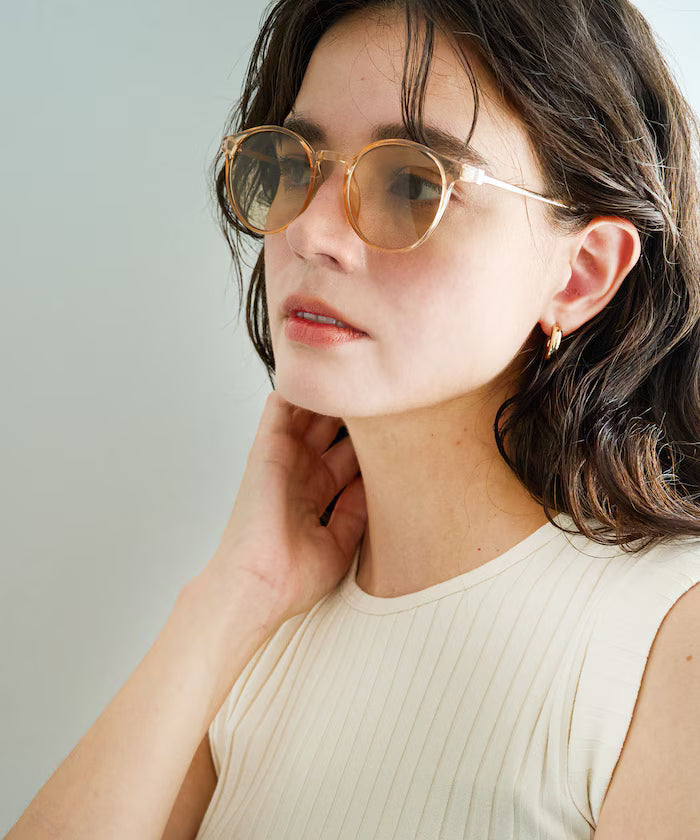 Color Frame Boston Fashion Glasses [Limited Edition]