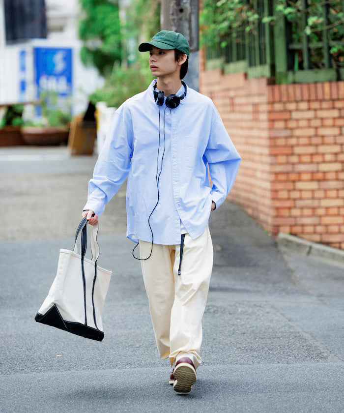 Big Silhouette Oxford Button-Down Shirt 【Limited Edition】