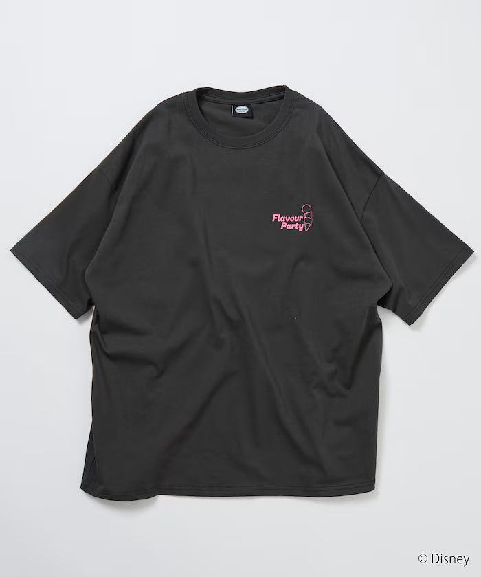 DISNEY Mickey Mouse Exclusive Big Silhouette Back Print T-Shirt / HAVE FUN 【Limited Edition】